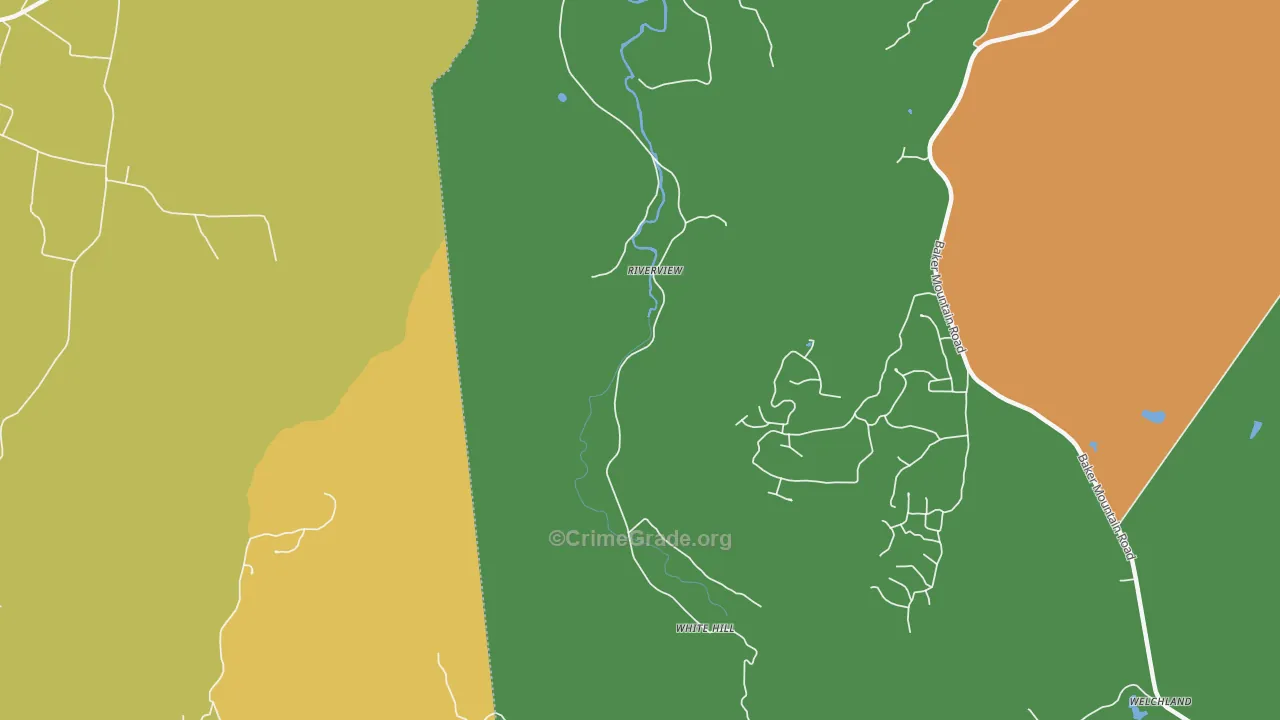 Riverview, TN Map of Assault Rates