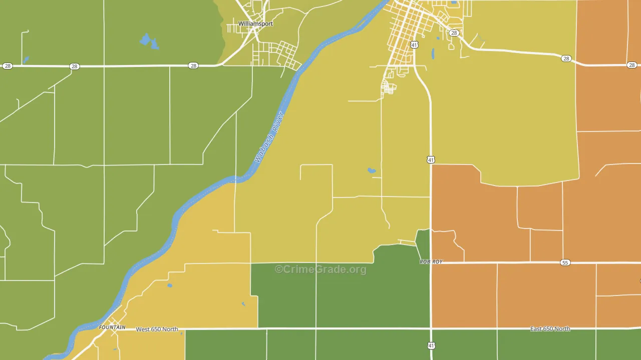 Rob Roy, IN Map of Assault Rates