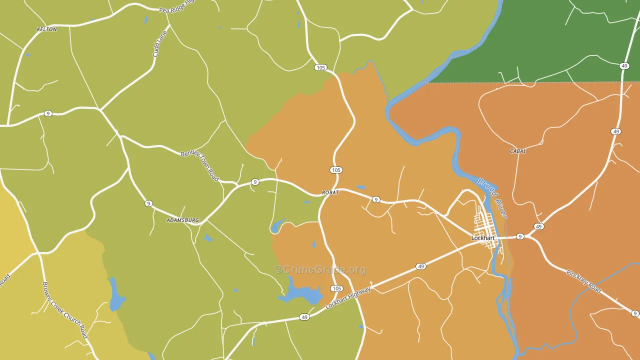 Robat, SC Map of Assault Rates