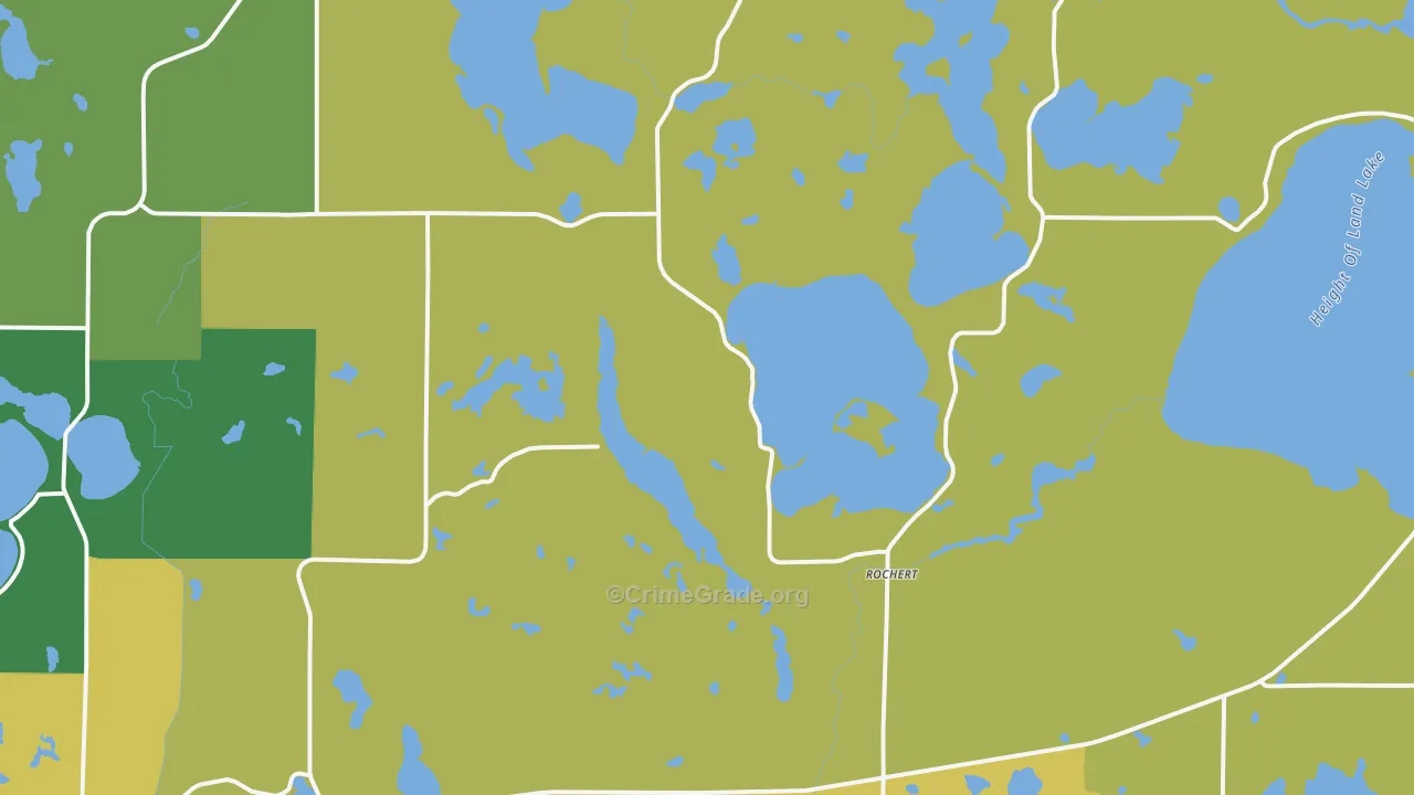 Rochert, MN Map of Assault Rates