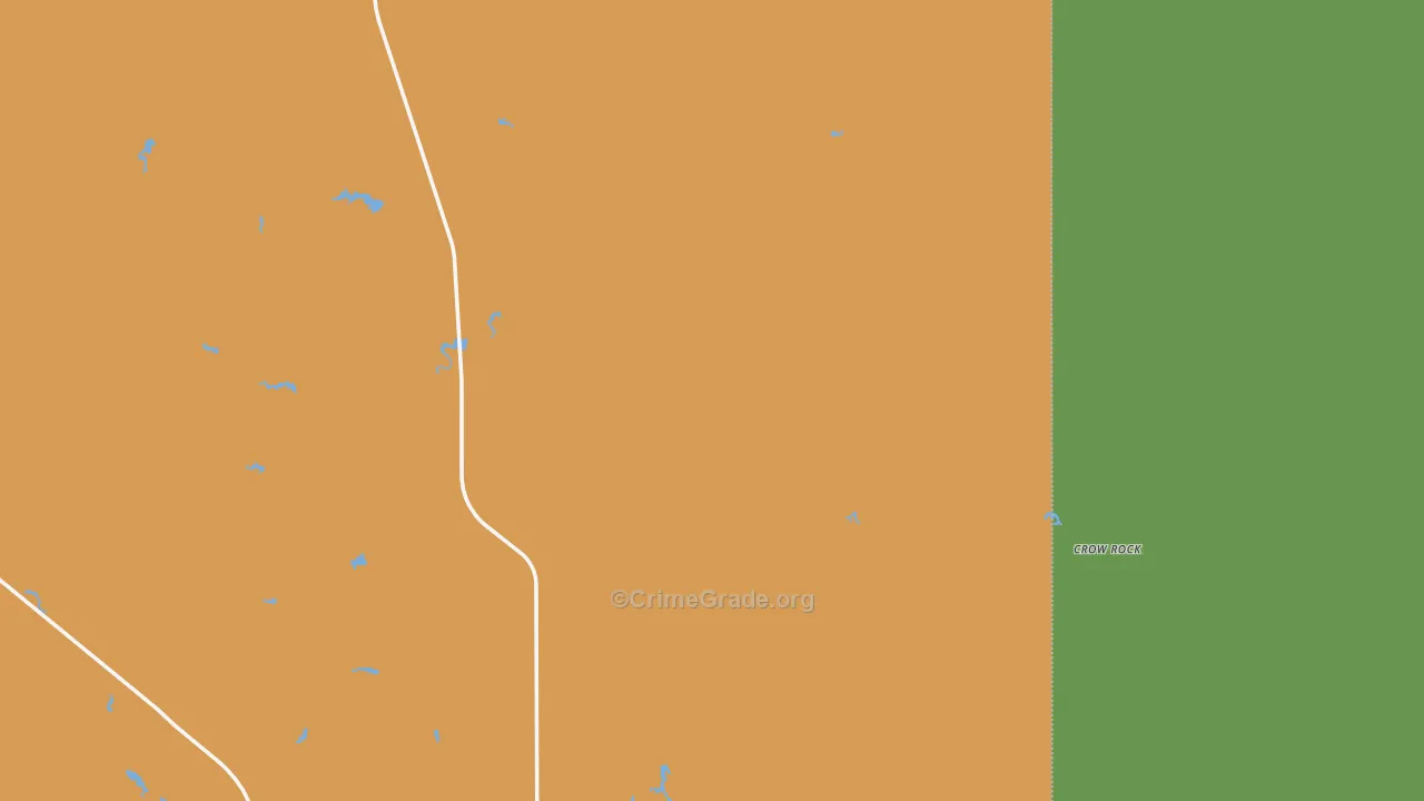 Rock Springs, MT Map of Assault Rates