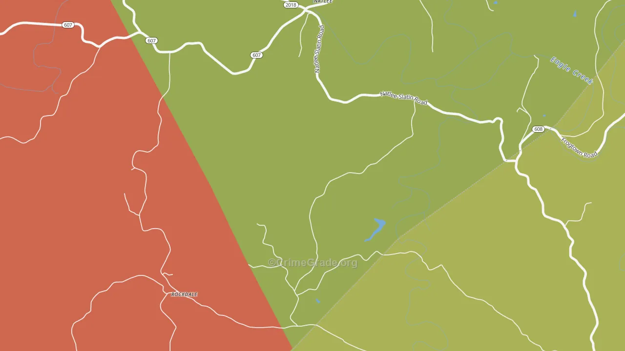 Rockdale, KY Map of Assault Rates