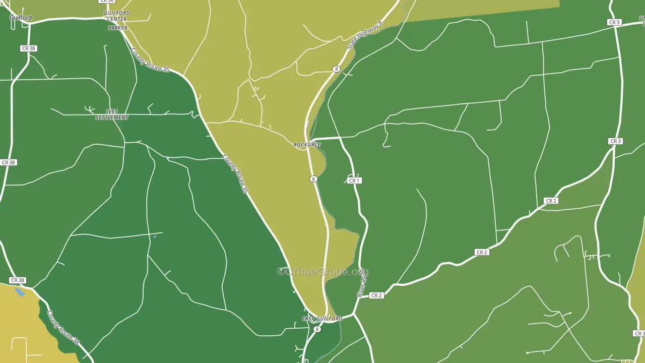 Rockdale, NY Map of Assault Rates