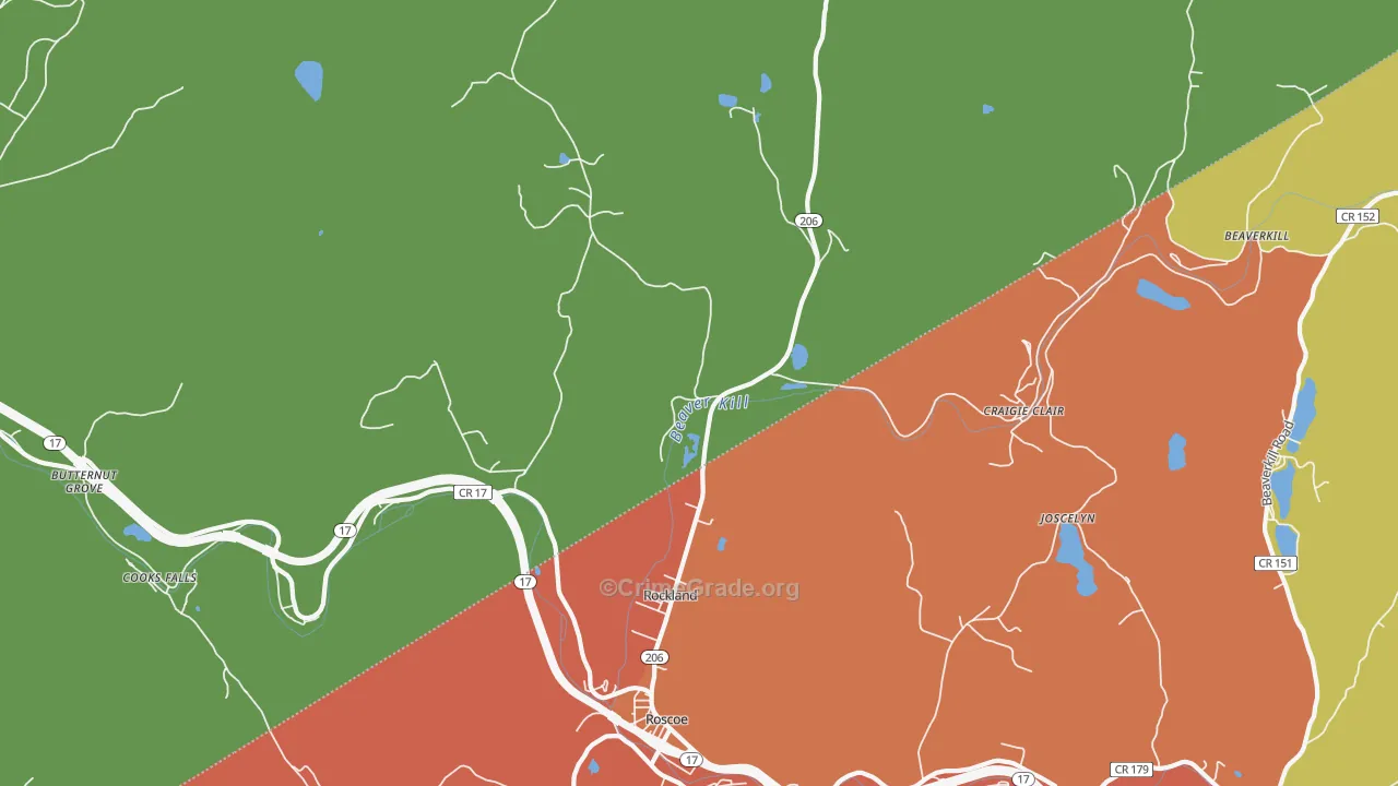 Rockland, NY Map of Assault Rates