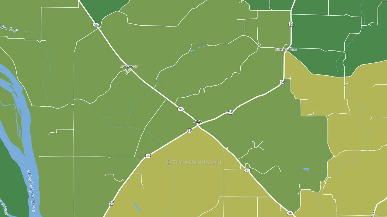 Rockport, IL Map of Assault Rates