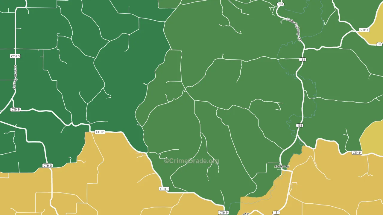 Rockton, WI Map of Assault Rates