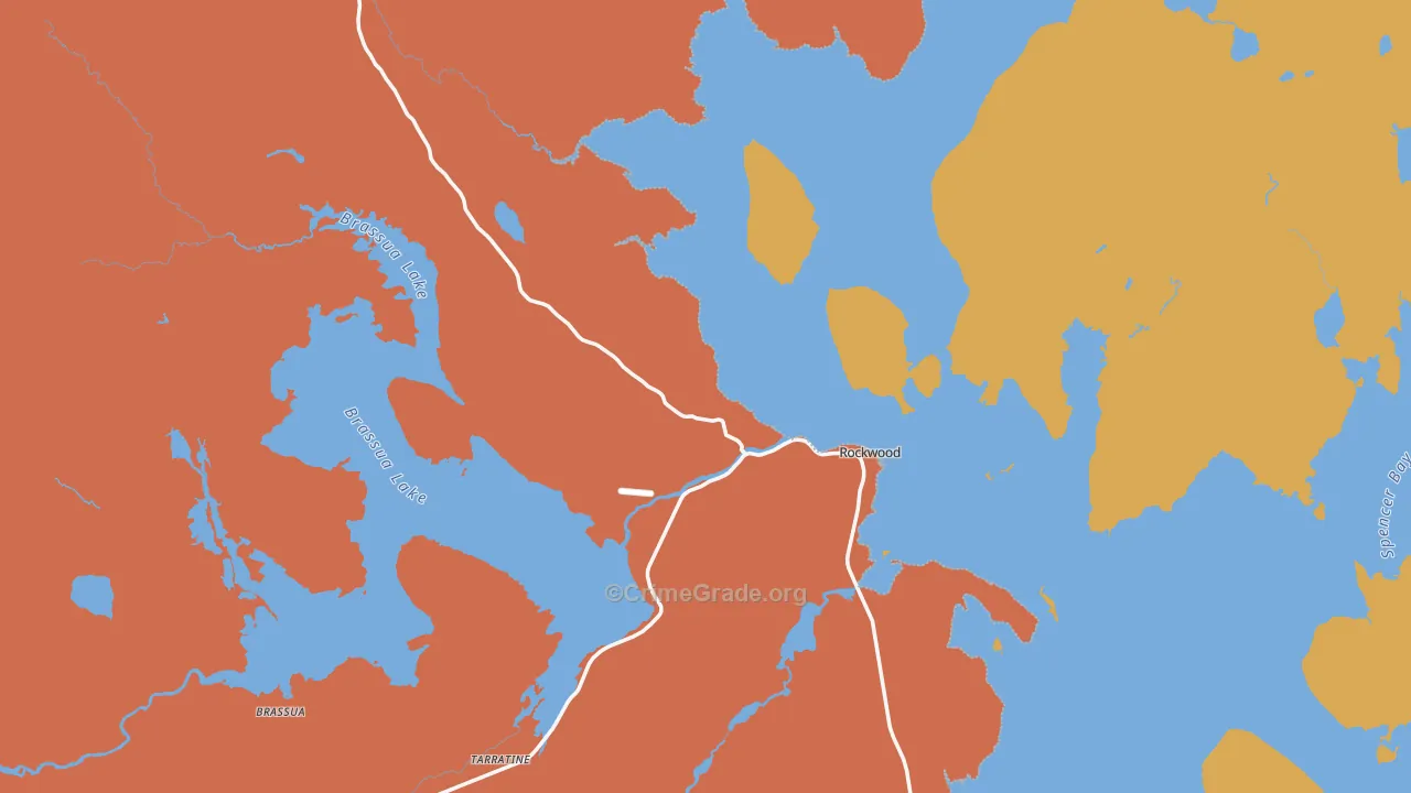 Rockwood, ME Map of Assault Rates