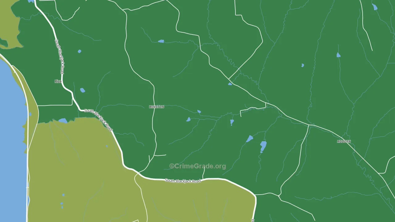 Rodden, IL Map of Assault Rates