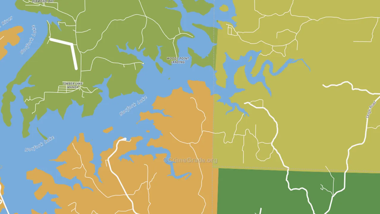 Rodney, AR Map of Assault Rates