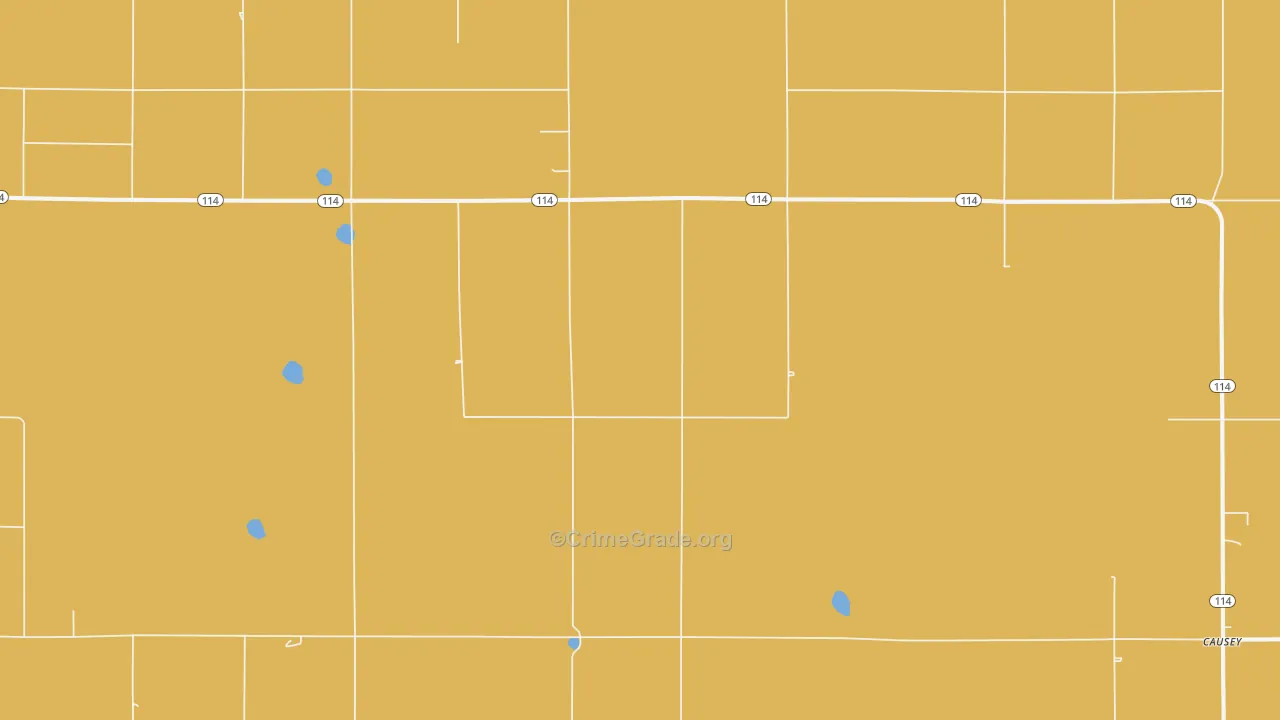Rogers, NM Map of Assault Rates
