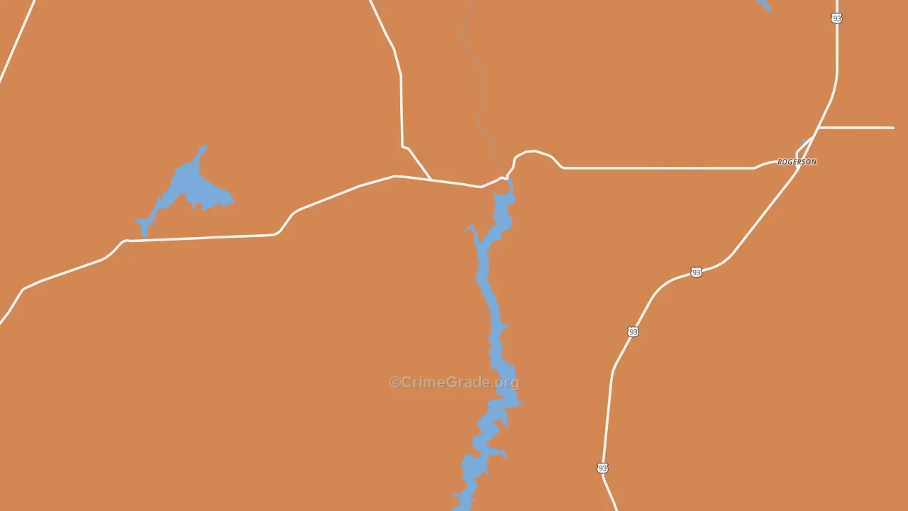 Rogerson, ID Map of Assault Rates