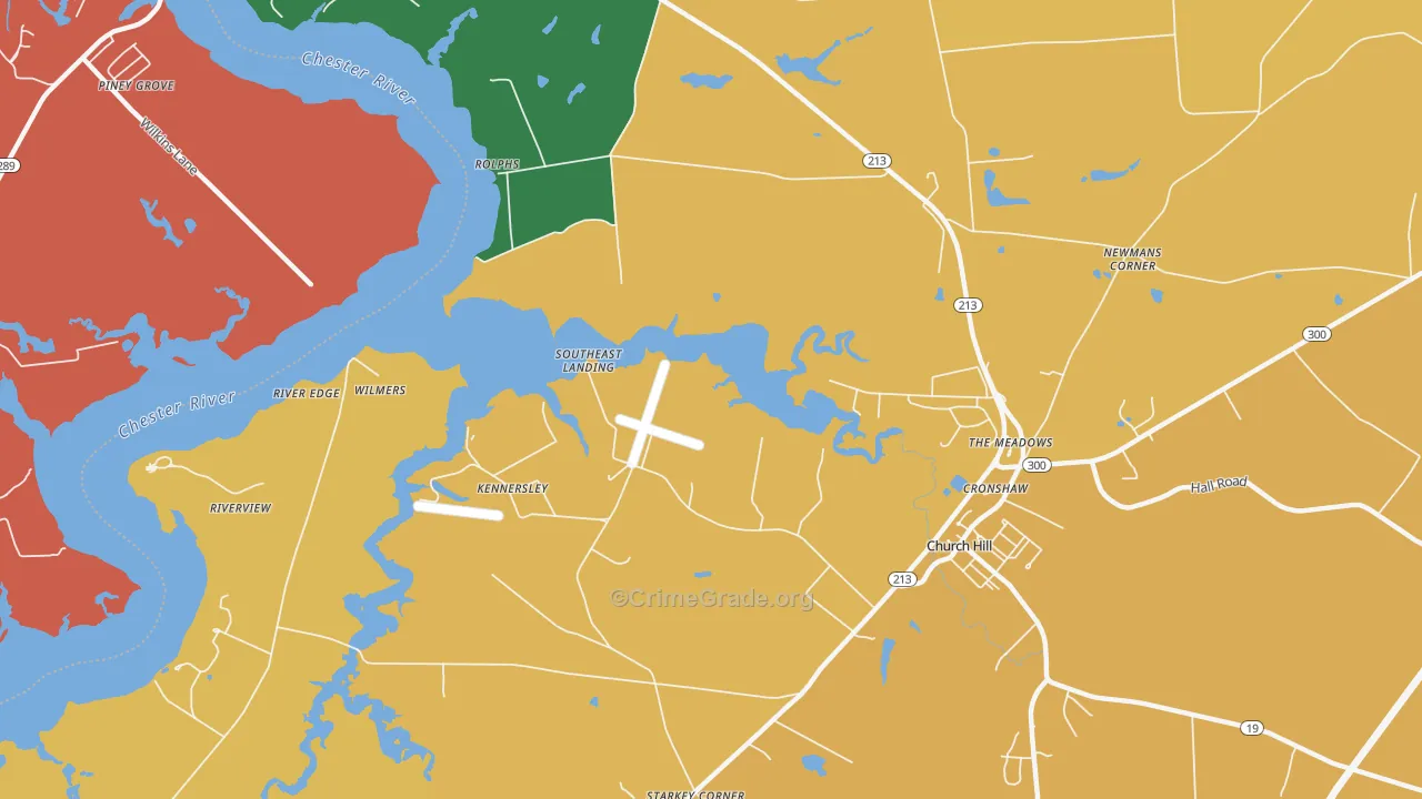 Rolphs, MD Map of Assault Rates