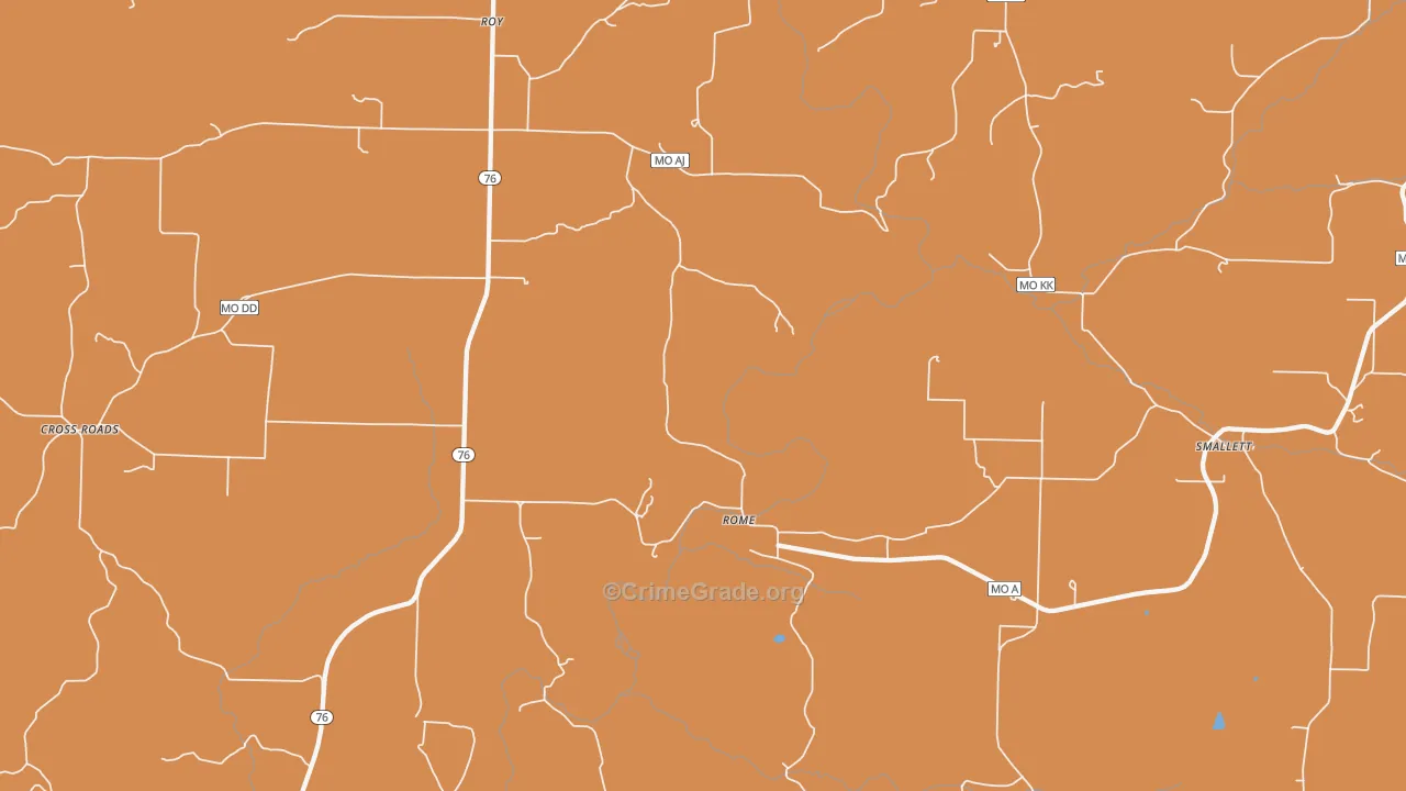 Rome, MO Map of Assault Rates