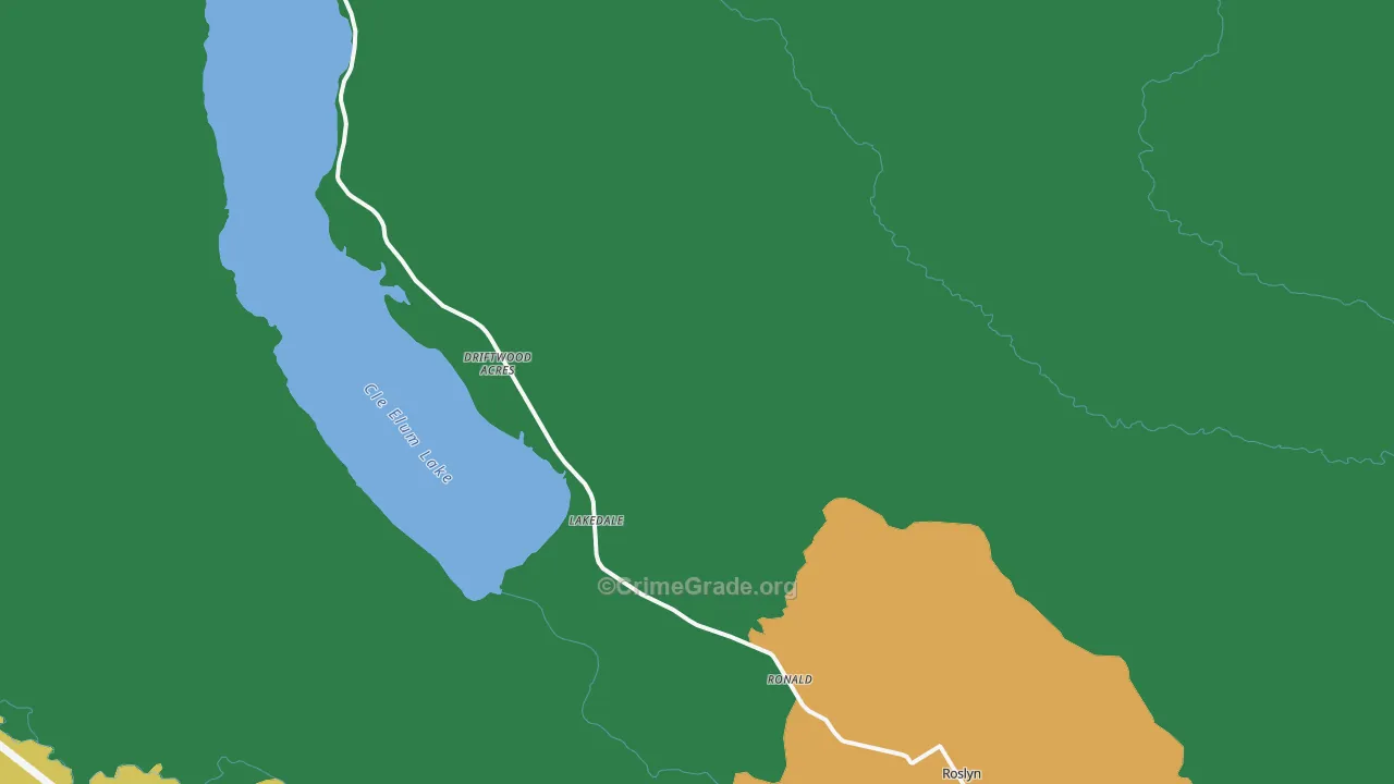 Ronald, WA Map of Assault Rates