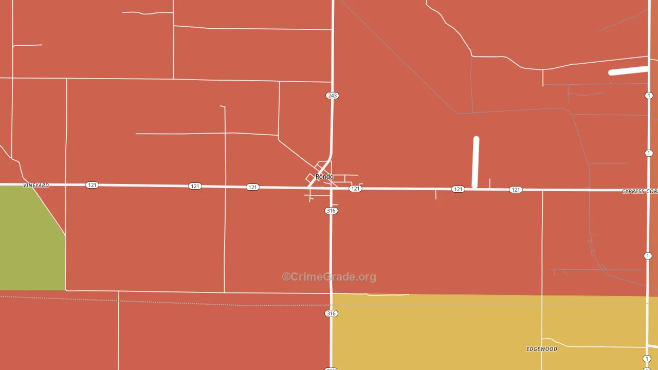 Rondo, AR Map of Assault Rates