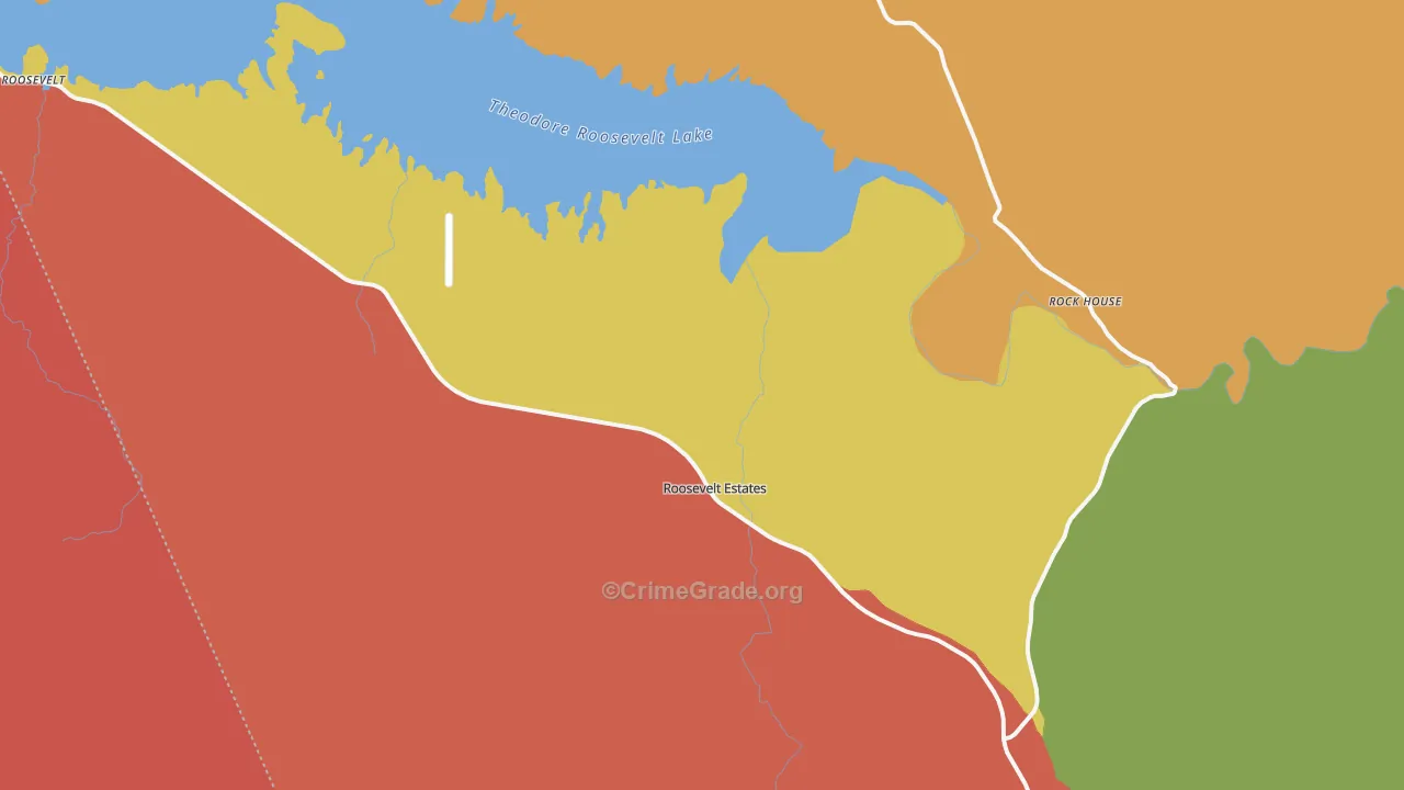 Roosevelt, AZ Map of Assault Rates