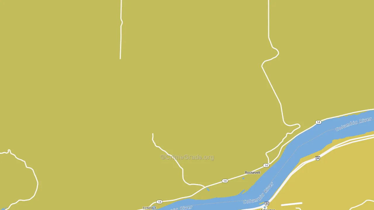 Roosevelt, WA Map of Assault Rates