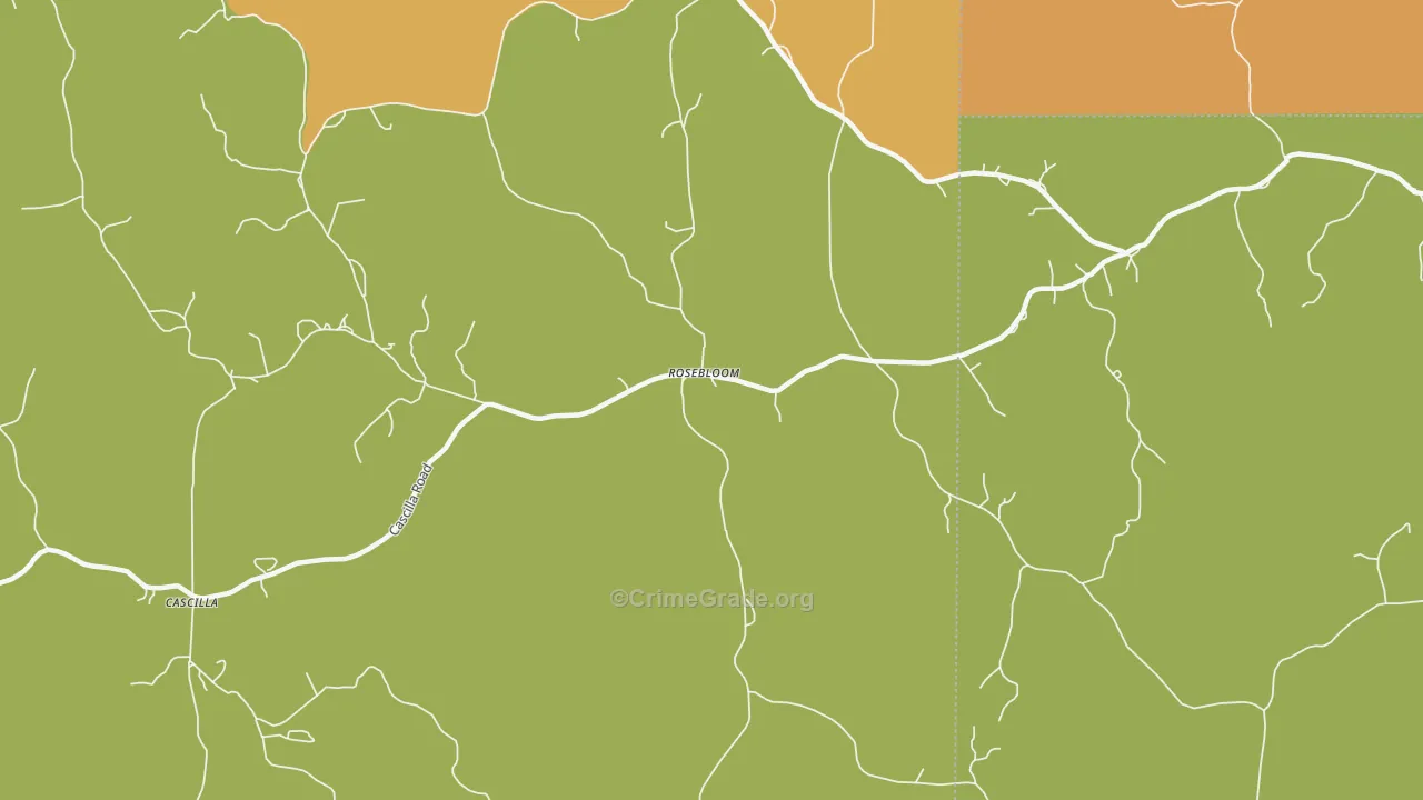 Rosebloom, MS Map of Assault Rates