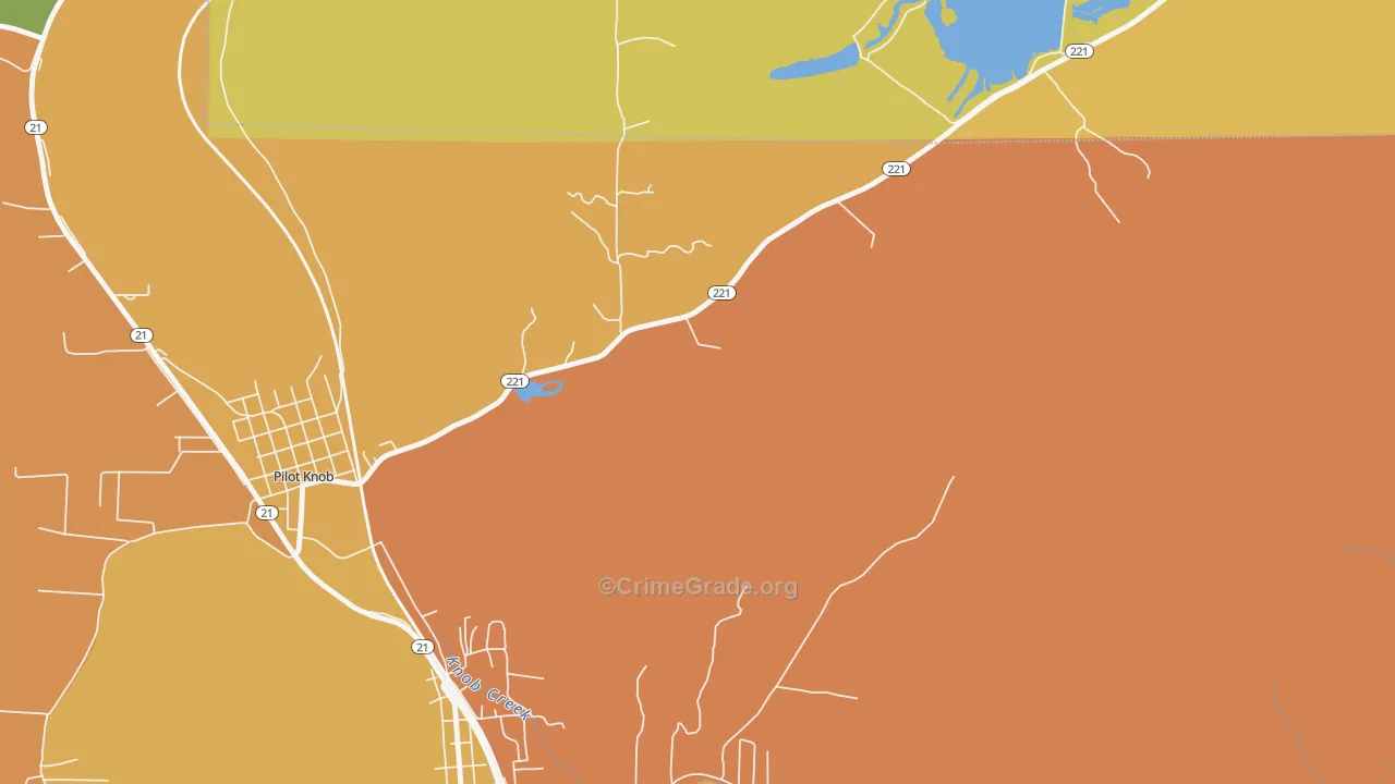 Roselle, MO Map of Assault Rates