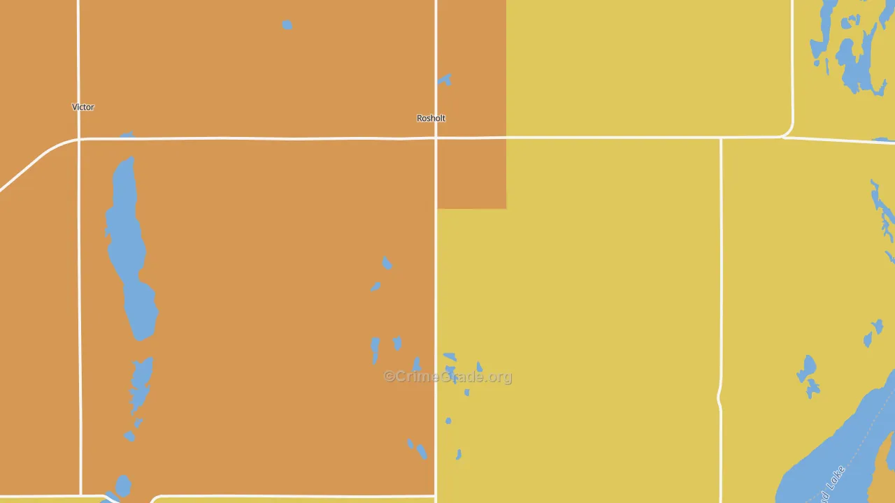 Rosholt, SD Map of Assault Rates