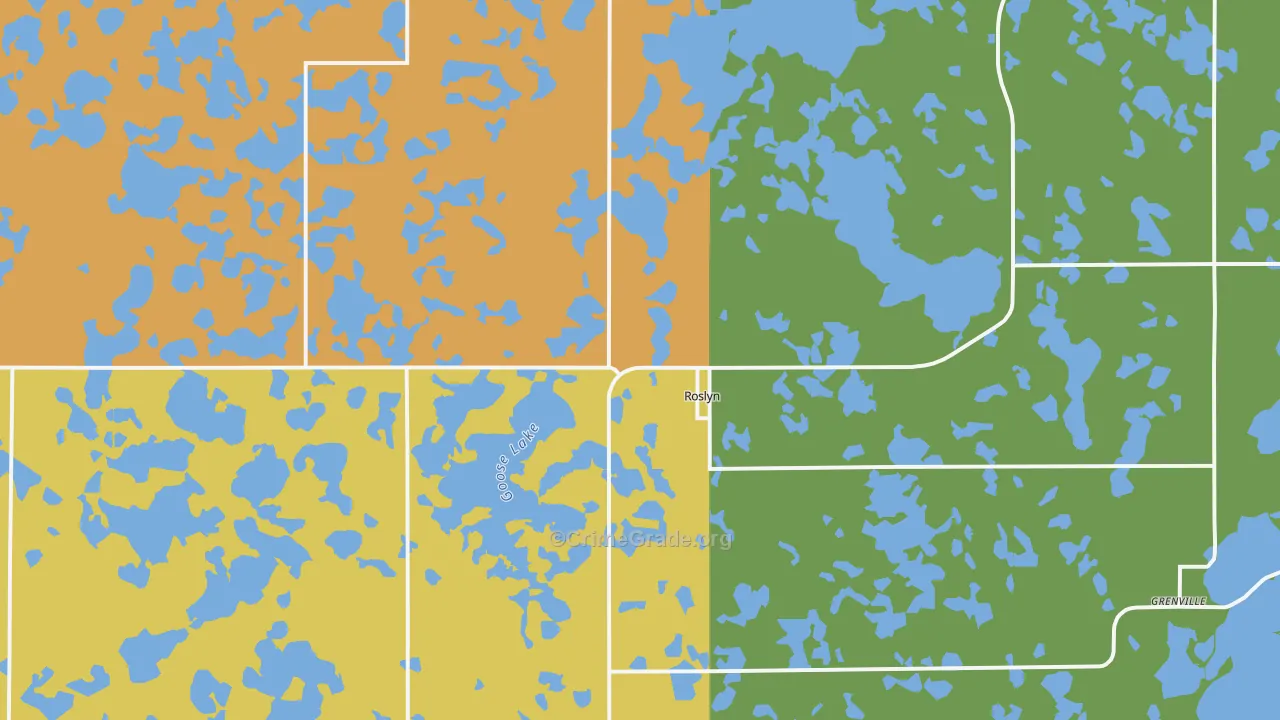 Roslyn, SD Map of Assault Rates