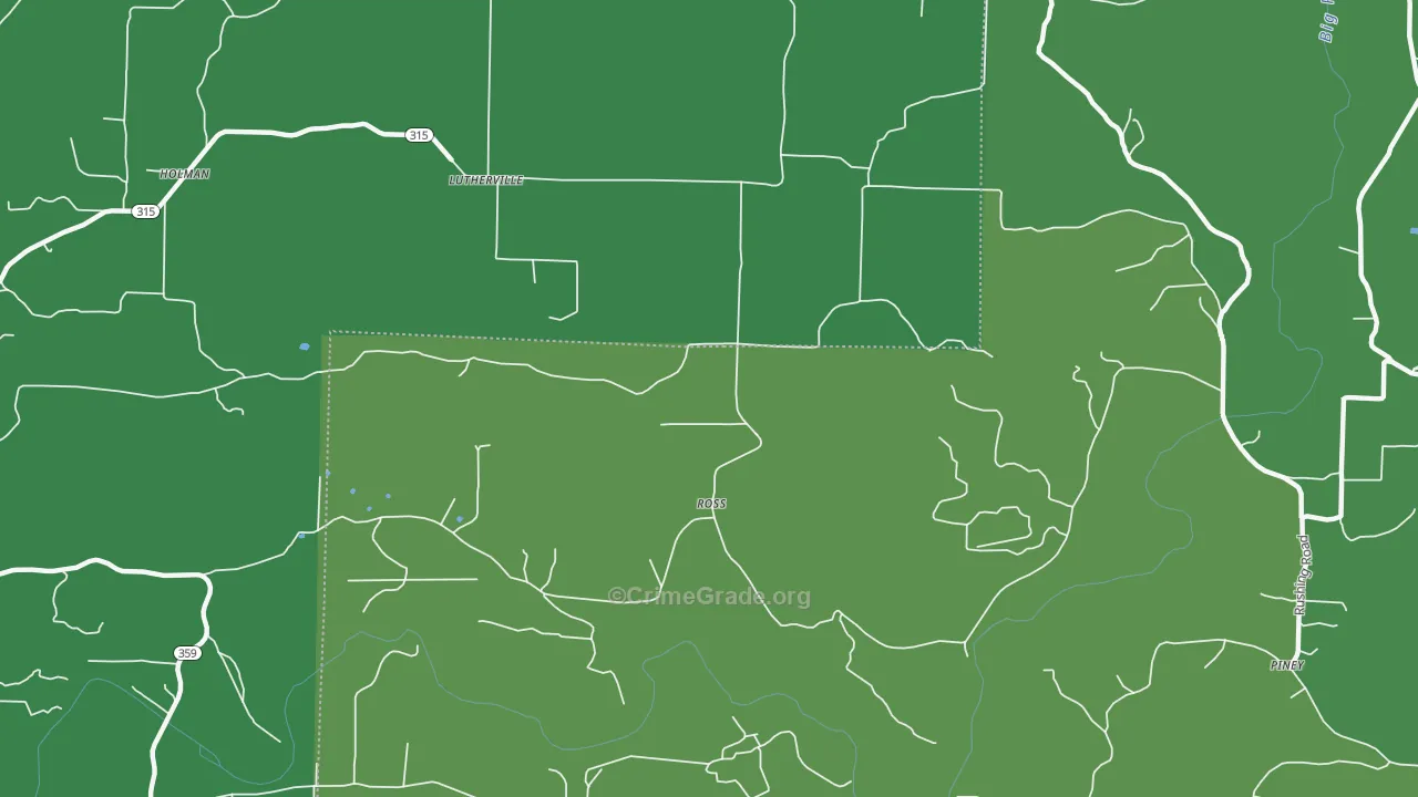 Ross, AR Map of Assault Rates