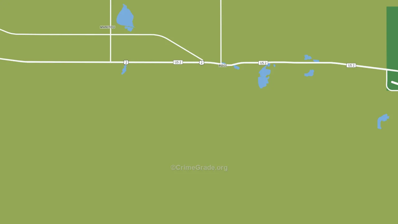 Ross, ND Map of Assault Rates