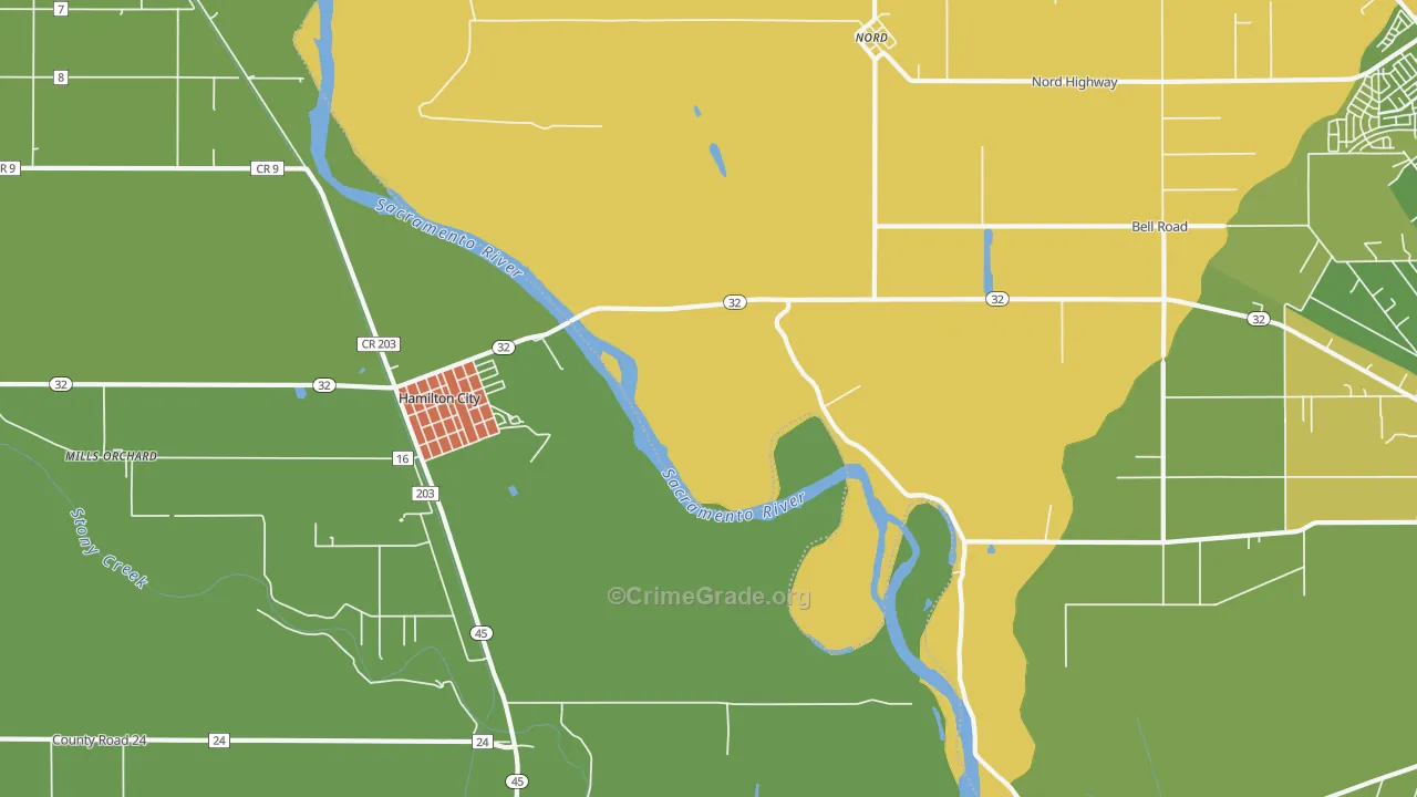 Rotavele, CA Map of Assault Rates