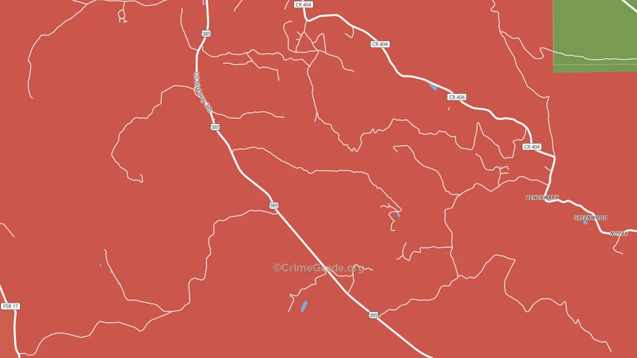 Roubaix, SD Map of Assault Rates