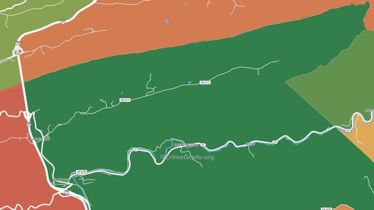 Round Bottom, VA Map of Assault Rates