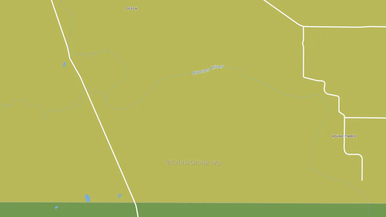 Round Timber, TX Map of Assault Rates