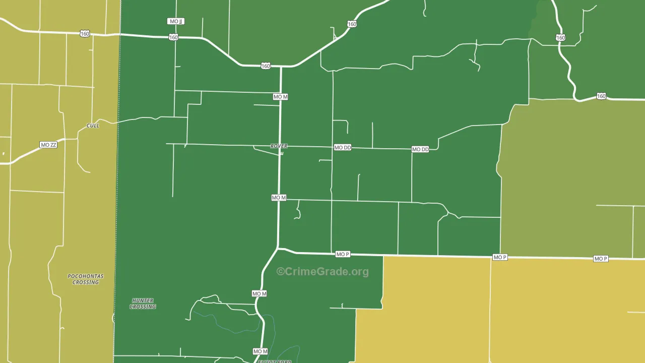 Rover, MO Map of Assault Rates