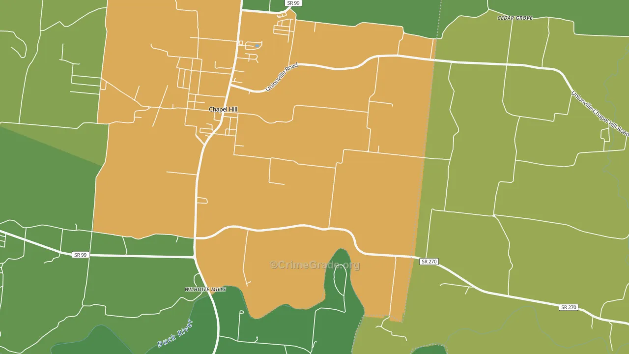 Rover, TN Map of Assault Rates