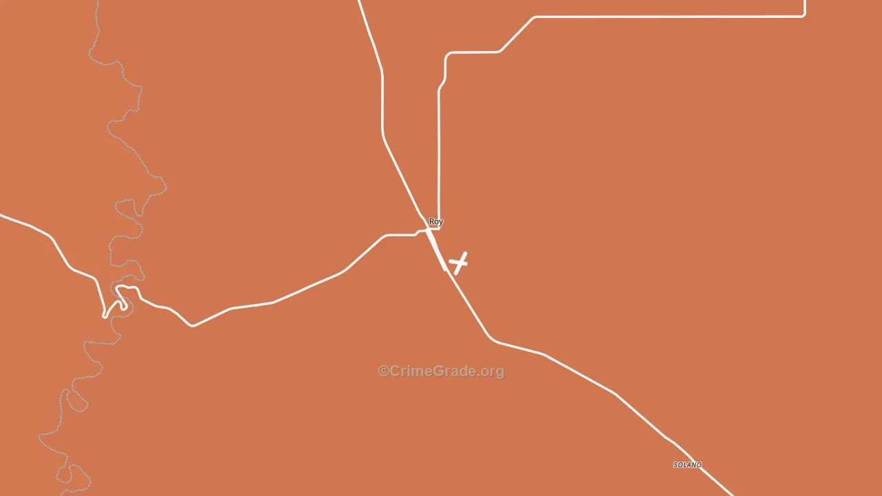 Roy, NM Map of Assault Rates