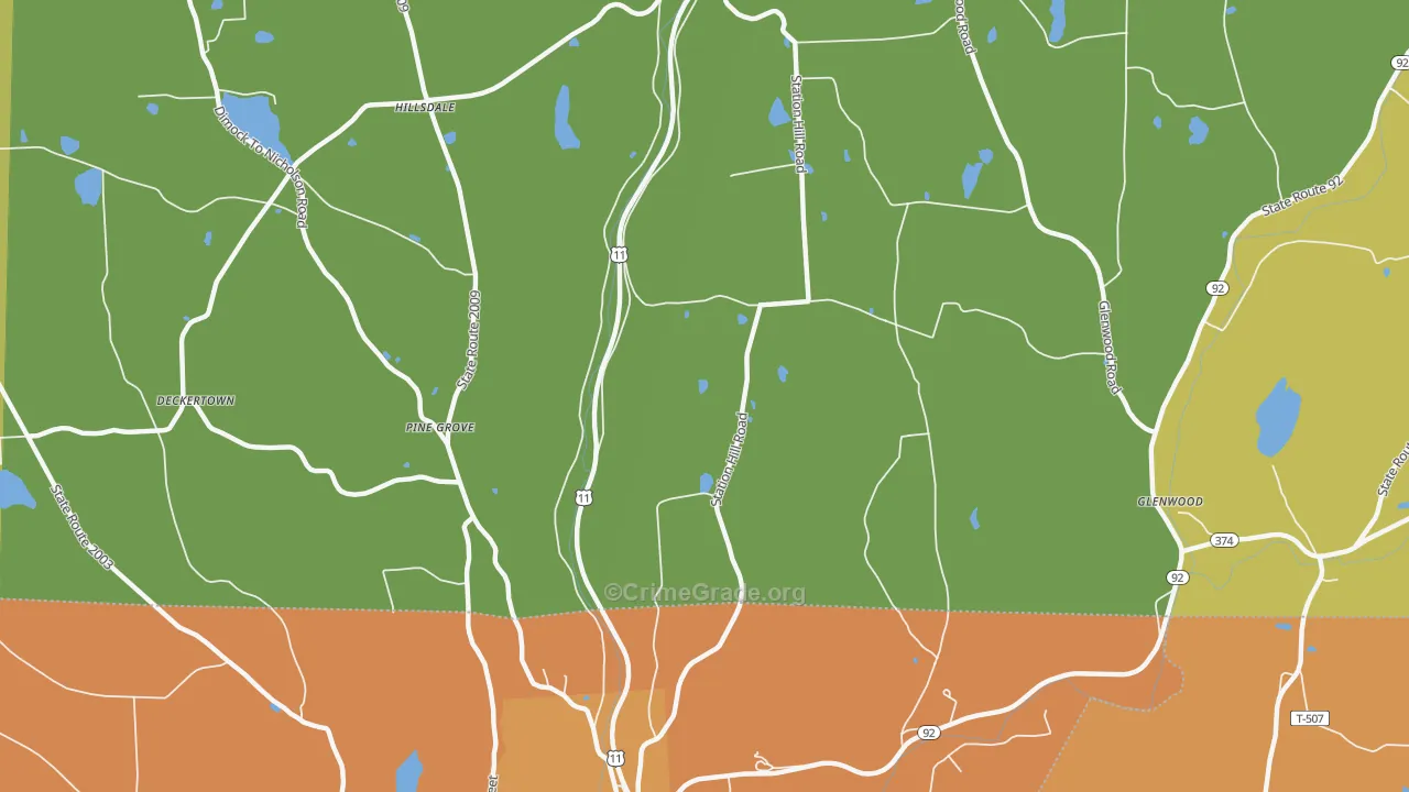 Royal, PA Map of Assault Rates