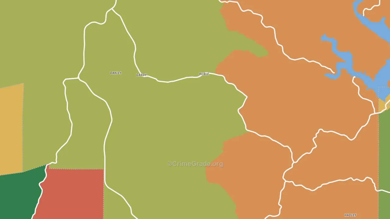 Ruble, MO Map of Assault Rates