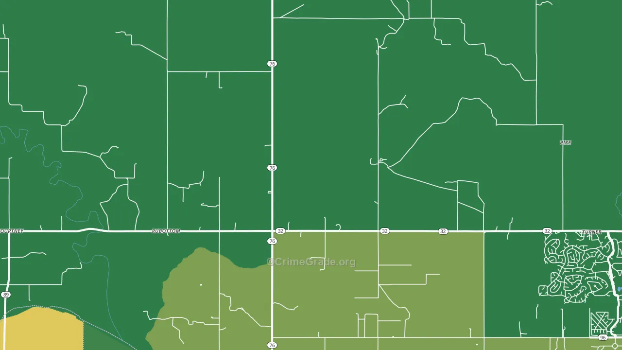 Rubottom, OK Map of Assault Rates