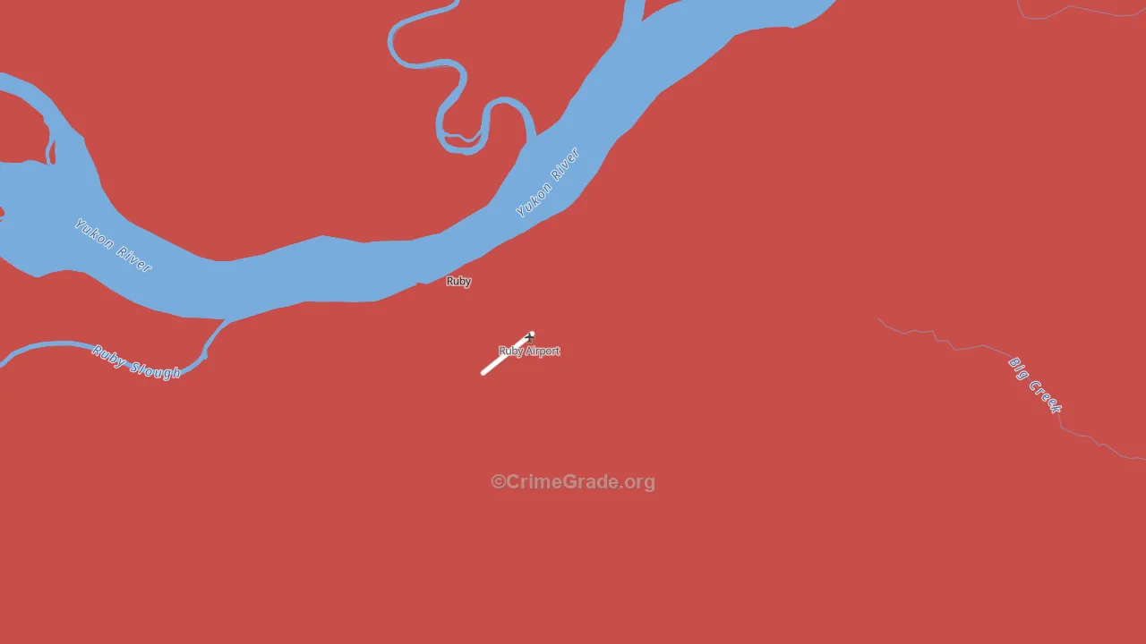 Ruby, AK Map of Assault Rates
