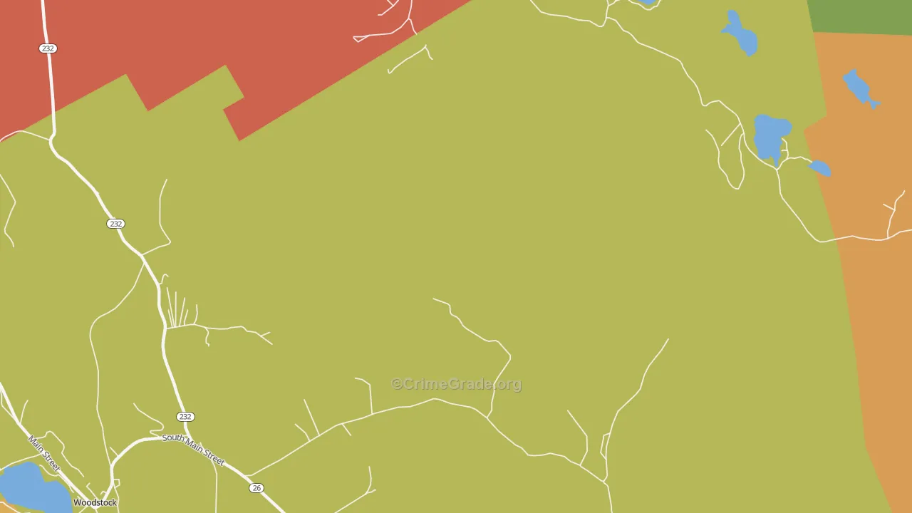 Rumford Corner, ME Map of Assault Rates
