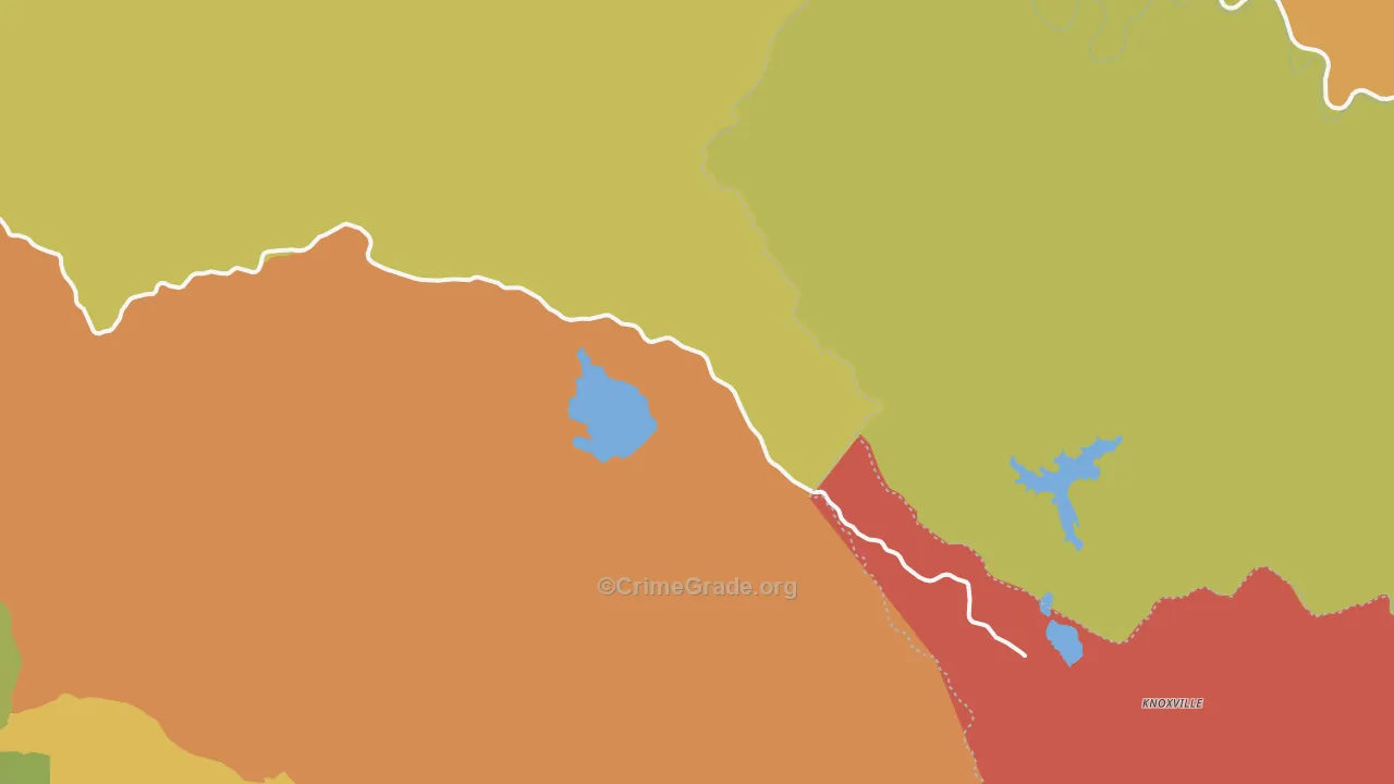 Rumsey, CA Map of Assault Rates