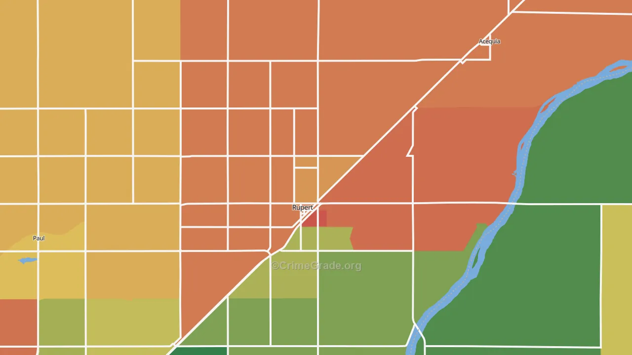 Rupert, ID Map of Assault Rates