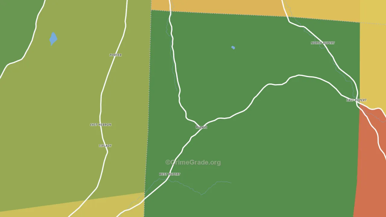 Rupert, VT Map of Assault Rates