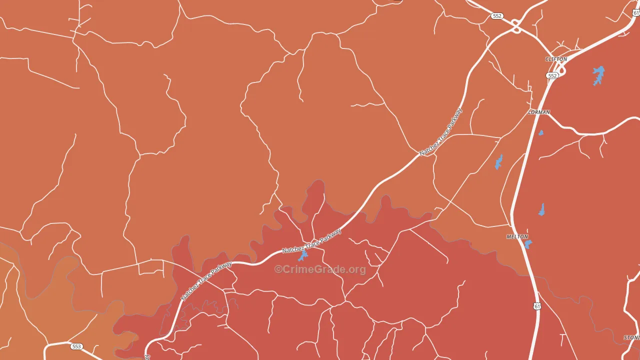 Russum, MS Map of Assault Rates