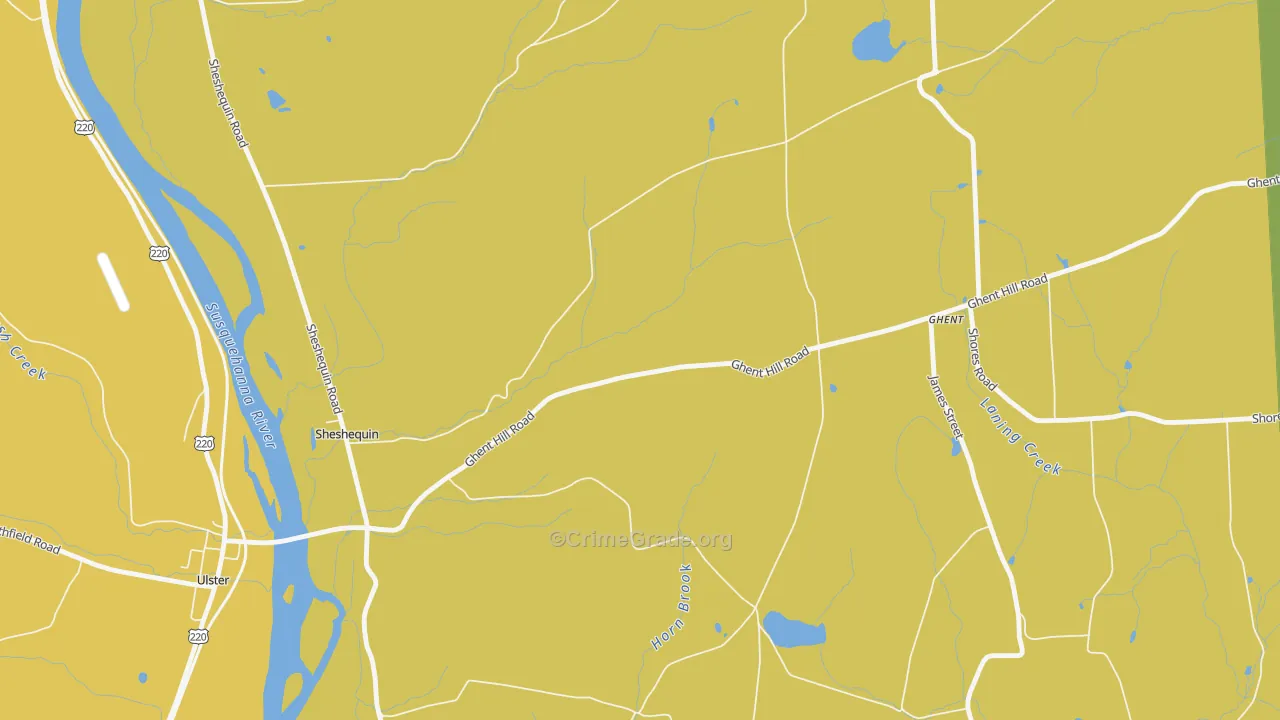 Saco, PA Map of Assault Rates