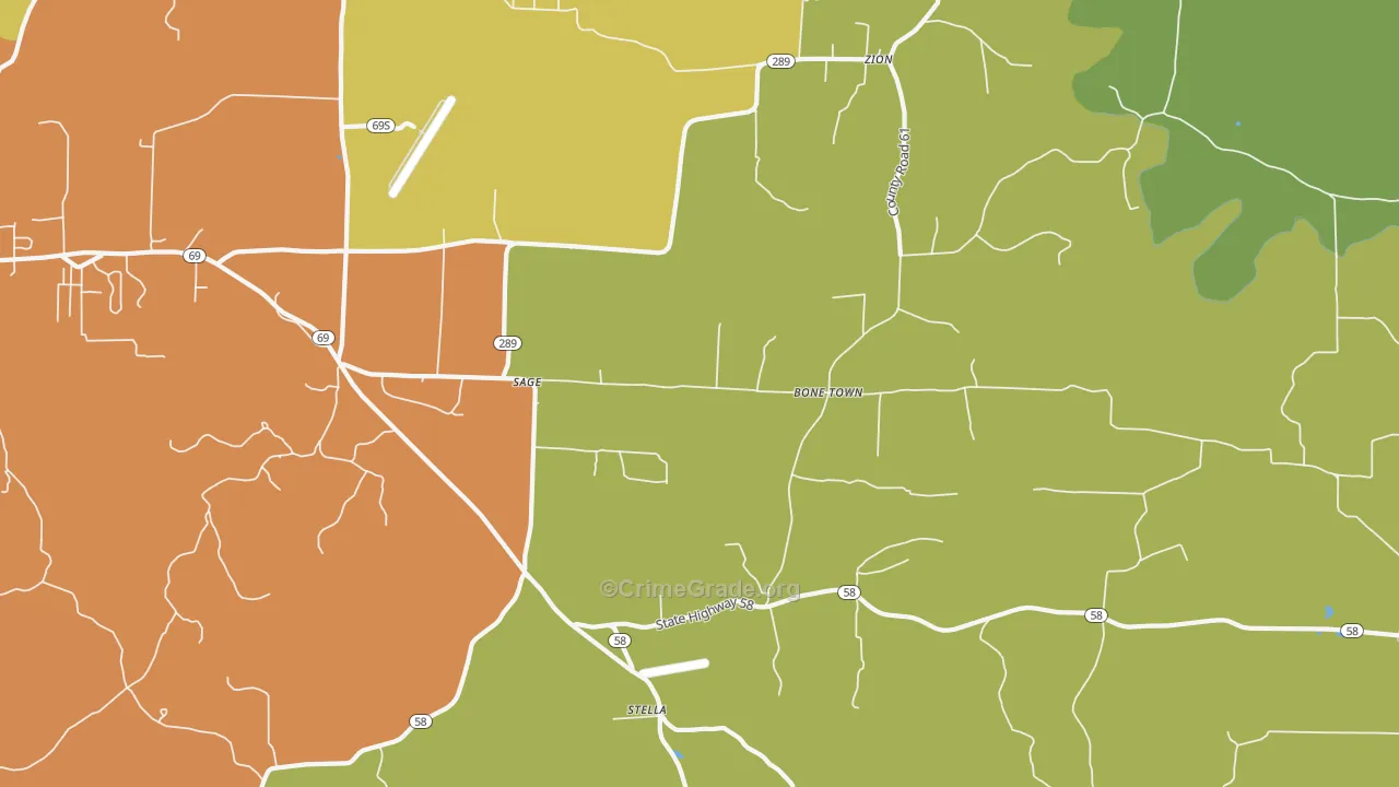 Sage, AR Map of Assault Rates