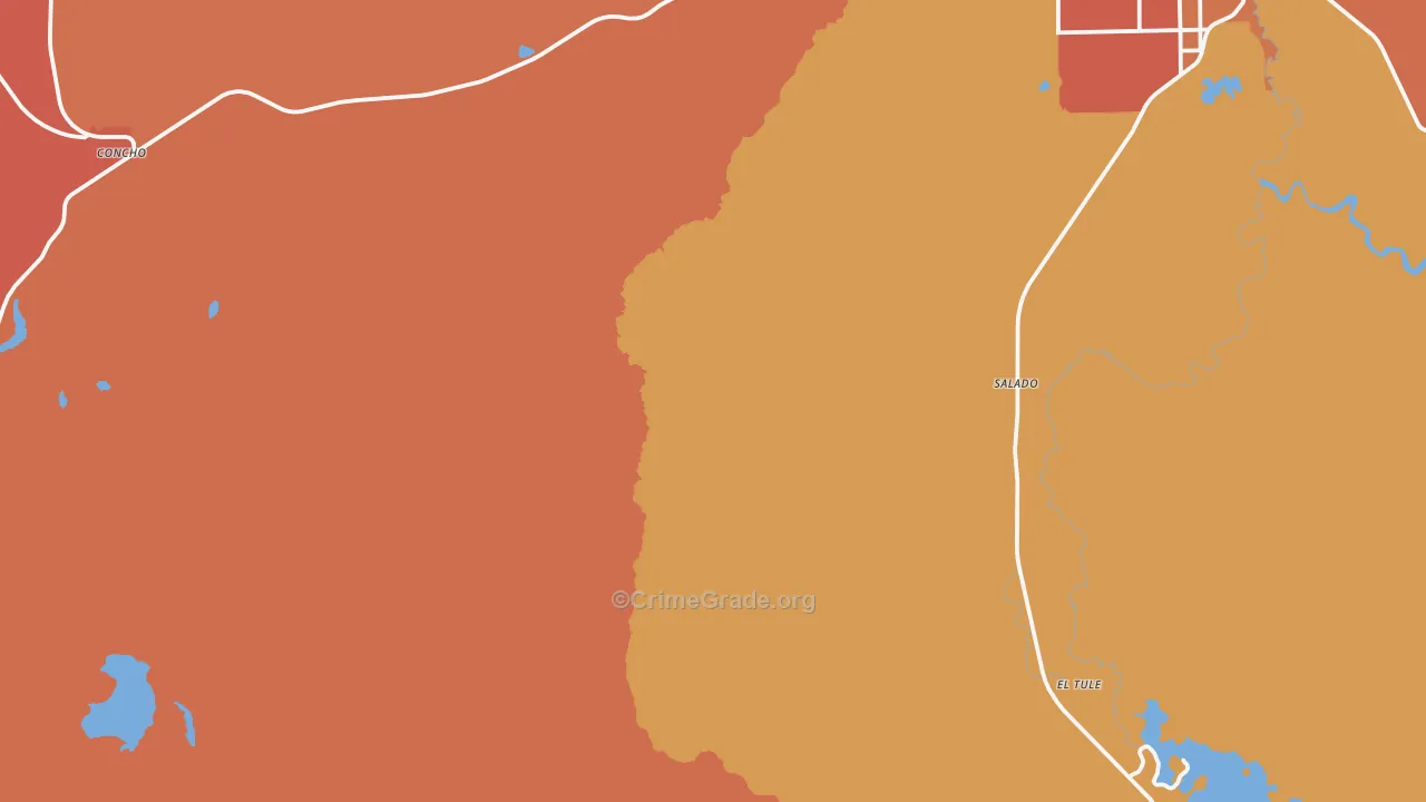 Salado, AZ Map of Assault Rates