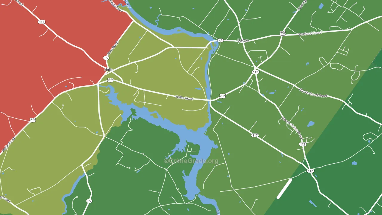 Salmon Falls, ME Map of Assault Rates