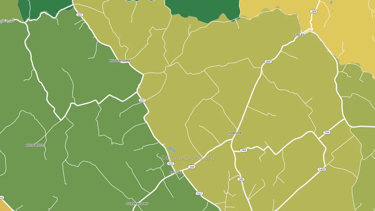 Saloma, KY Map of Assault Rates