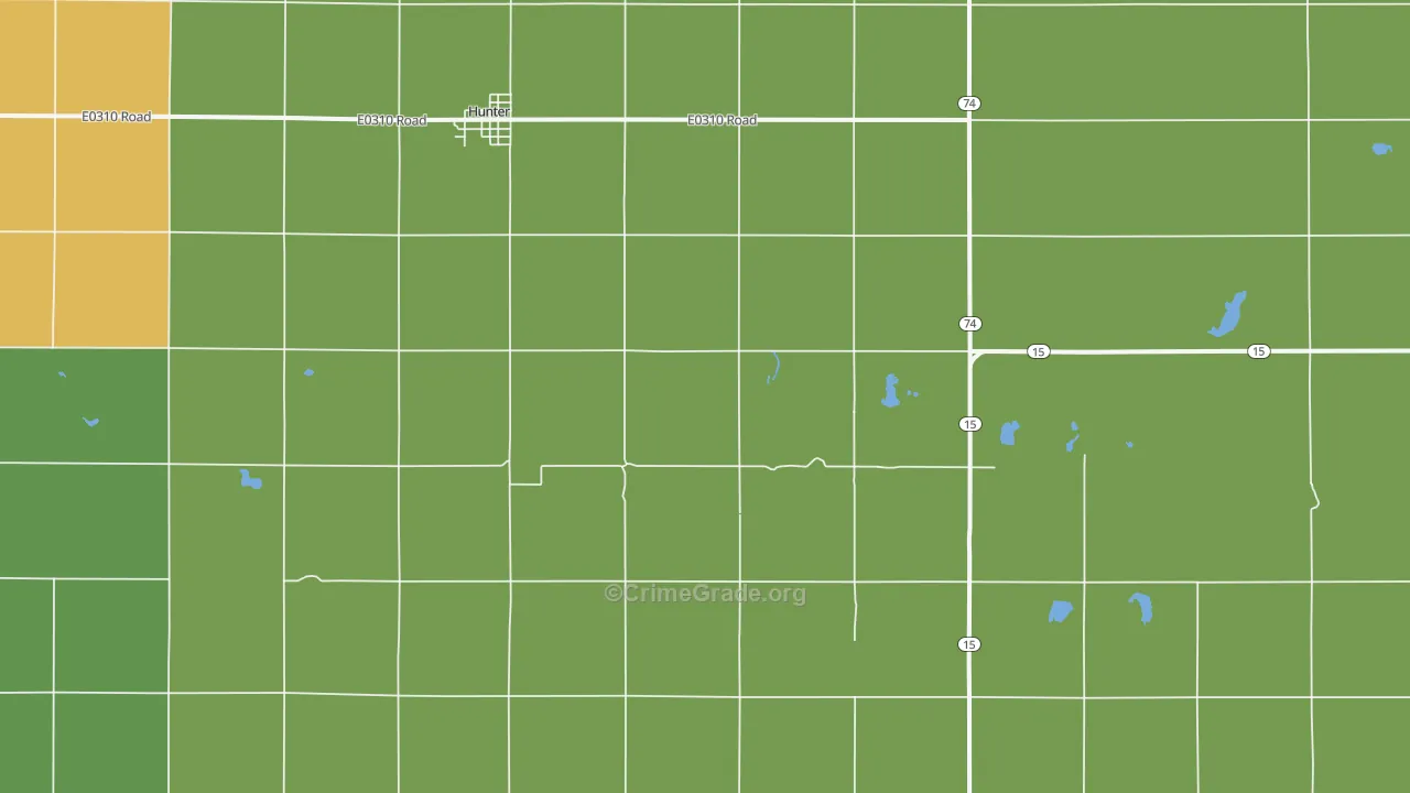 Salt Fork, OK Map of Assault Rates