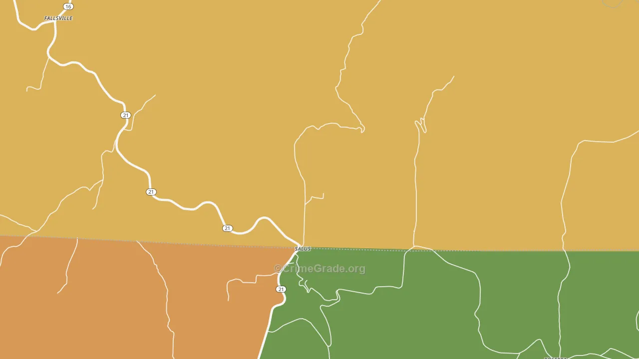 Salus, AR Map of Assault Rates